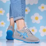 کتونی اسیکس زنانه طوسی ابی